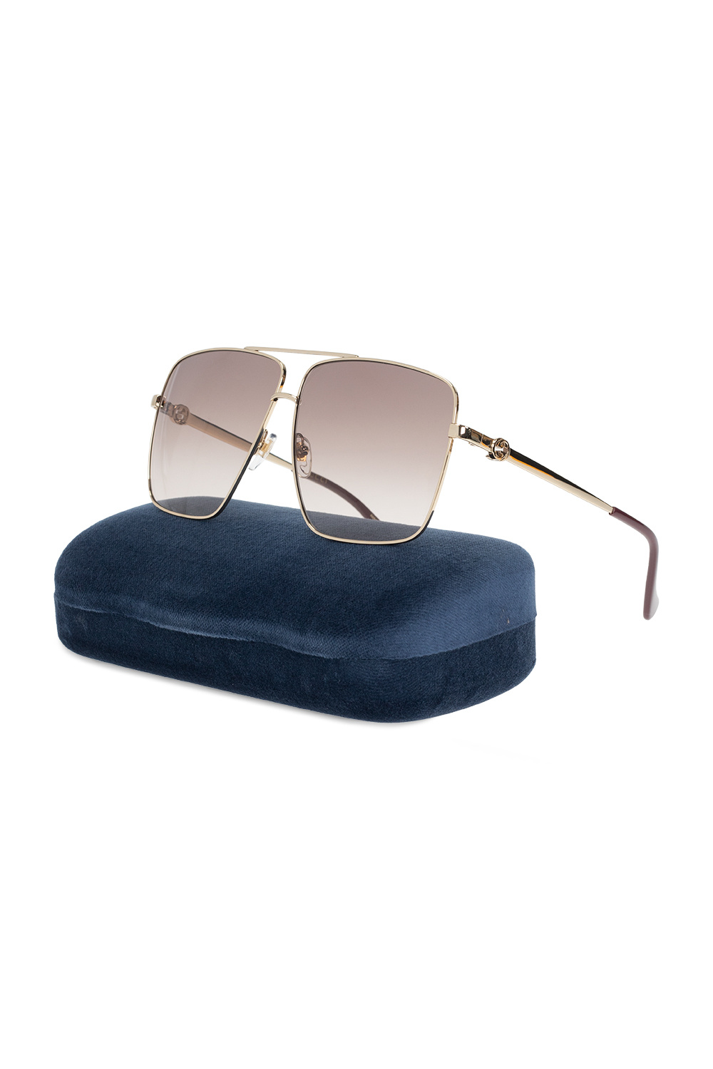GUCCI SUNGLASSES GG0781S HOLLYWOOD FOREVER CRYSTAL CAT EYE